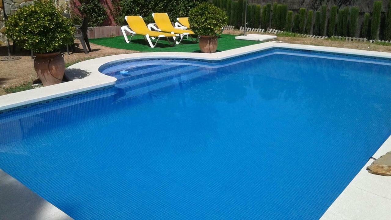 Casa Encantadora Con Piscina Privada Y Chimenea Villa Las Jaras Exterior foto